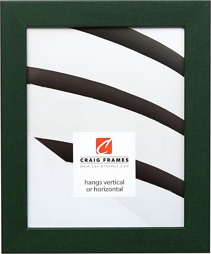 Craig Frames 26026 18 by 36-Inch Picture Frame, Smooth Wrap Finish, 1.26-Inch Wide, Green