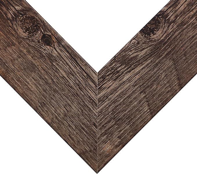 Craig Frames 20x29 Brown Oak Picture Frame for Posters and Gallery Wall | Lightweight shatter resistant acrylic facing with a rigid backing board, made in the USA