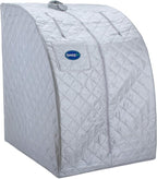 Durasage Portable Steam Sauna for Home - Personal Full Body Detox Sauna Tent with 800W Steam Generator, 60-Min Timer, Foldable Design & Chair for Relaxation