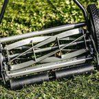 American Lawn Mower Company 1415-16 16-Inch 5-Blade Push Reel Lawn Mower, 5-Blade, Gray