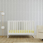 Davinci Hunter 3-in-1 Convertible Crib, White, Easy Assemble, Greenguard Gold Certified
