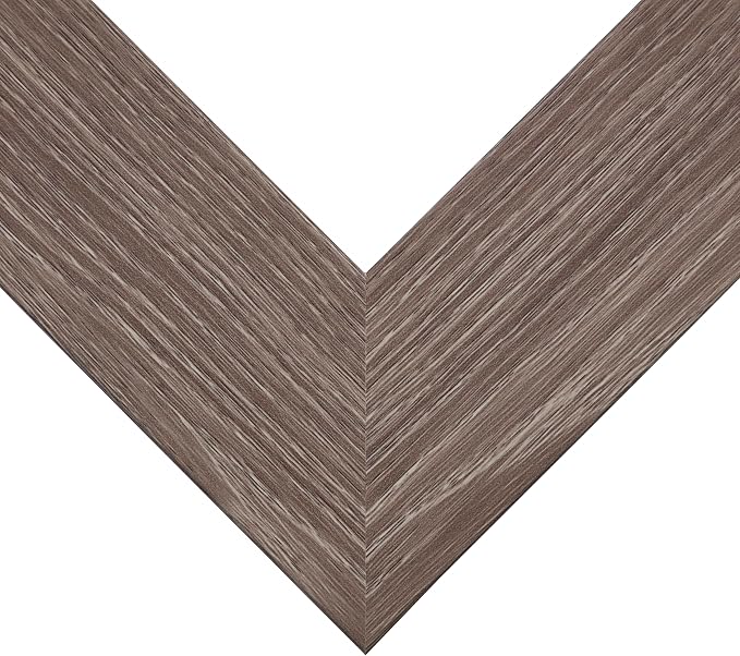 Craig Frames 12x24 Barnwood Grey Picture Frame for Posters and Gallery Wall | Lightweight shatter resistant acrylic facing with a rigid backing board, made in the USA