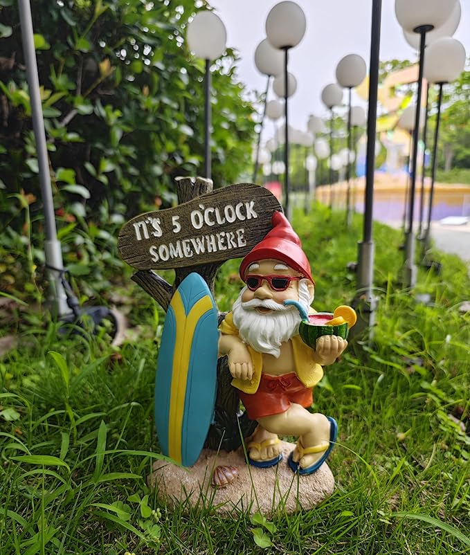 Garden Gnomes Outdoor Funny,Gnomes Decorations for Yard Statues Decor