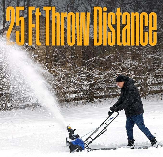Westinghouse WSnow18 48V Cordless Snow Blower 18 Inch Kit, Steel Auger, LED Light, 1200W Brushless Motor, 25ft Throwing Distance, Plows 650lbs/min, Compatible with Snow Joe Batteries