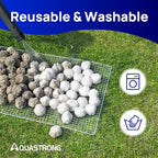 AQUASTRONG Pool Filter Balls for Sand Filters, 4.6 lbs Reusable Pool Sand Filter Balls (Replaces 150 lbs Pool Filter Sand), Efficient Water Filtration Pool Filter Balls for Swimming Pools