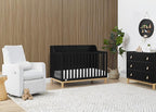GAP babyGap Oxford 6-in-1 Convertible Crib - Greenguard Gold Certified, Ebony/Natural