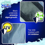 Winter Swimming Pool Cover for 21 ft x 41 ft Aboveground Oval Pool Size, Superb Choice Series, Solid Material, Color - Iron Gray, Pool Cover Choice 512141-4CHOICE