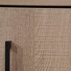 Sauder Beginnings Bookcase With Doors/ Book shelf, Summer Oak finish