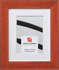 Craig Frames Jasper, 12 x 36 Inch Country Bourbon Orange Picture Frame Matted to Display an 8 x 32 Inch Photo