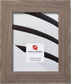 Craig Frames 27x34 Barnwood Grey Poster Frame for Posters and Gallery Wall | Lightweight shatter resistant acrylic facing with a rigid backing board, made in the USA