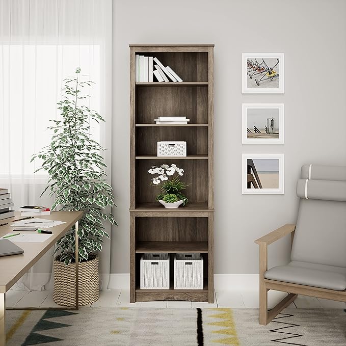 Prepac Prepac Home Office Tall 6-Shelf Bookcase
