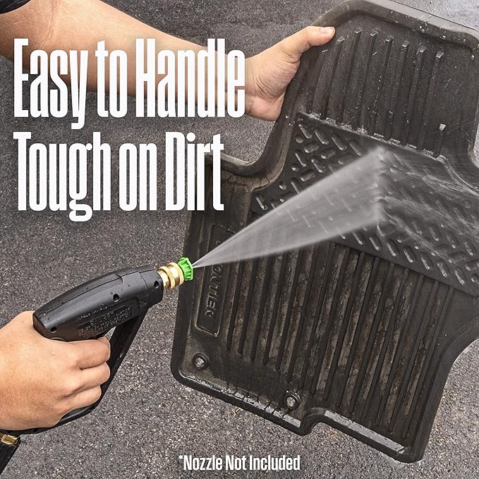 Westinghouse Short Pressure Washer Gun - 3600 Max PSI, M22 Connector - for Gas and Electric Pressure Washers