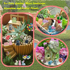 160pcs Tiny Resin Animals to Hide Mini Resin Ducks Bulk for Fairy Garden Accessories, Micro Landscape Decor, Aquarium and Potted Plants