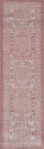 Keen Home Design Terrace Outdoor Runner Rug - 2x10 Washable Indoor/Outdoor Rug for Patio, Kitchen, Balcony, Beach, Garden, Deck and Porch, Size: 2'2"x9'11"