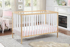 Baby Cache Deux Remi Island 3-in-1 Convertible Crib (Do Re Me) Natural & White