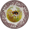 Spode Woodland Dinner Plate, Beagle | Hunting Cabin, Lodge, and Cottage Décor | Made in England from Fine Earthenware | Microwave and Dishwasher Safe (10.5 In)