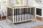 Baby Cache Deux Remi Island 3-in-1 Convertible Crib (Do Re Me) Natural & Black