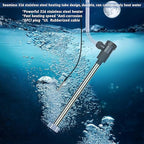 1500W Immersion Water Heater Portable Electric Hot Tub and Pool Submersible Water Heater with Temp Control, GFCI for Bathtubs, Baptistry, spa tub, Above Ground Pool, Inflatable Pool & Bucket