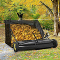 GAOMON 50'' Tow Behind Lawn Sweeper,Pull Behind Lawn Sweeper,with 26 Cu. Ft. Large Capacity Leaf Collector,Adjustable Sweeping Height for Yard, Lawn, Farm