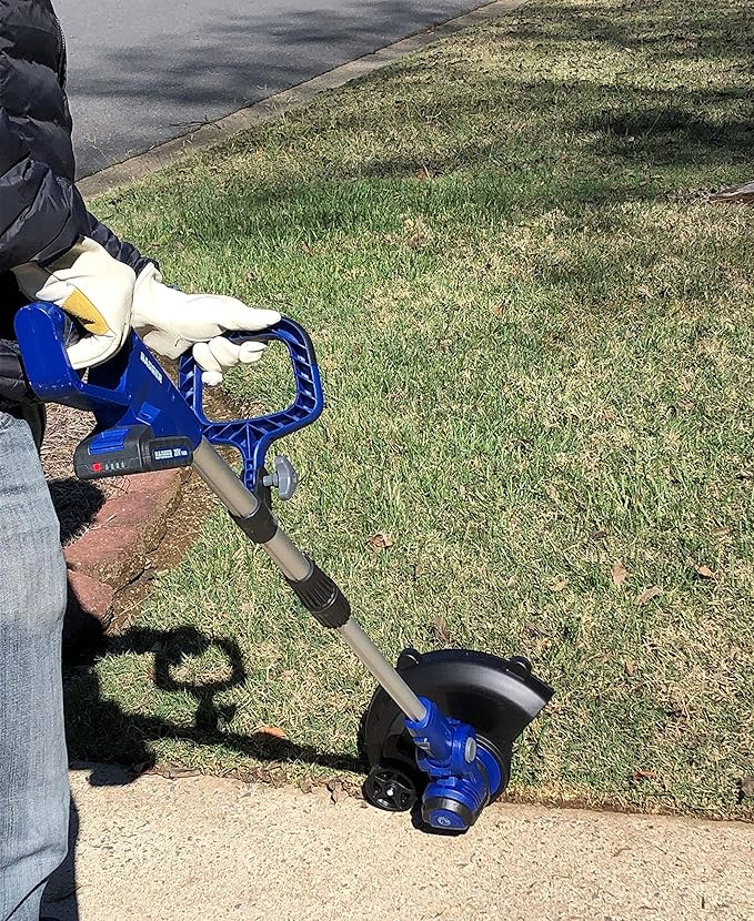 WILD BADGER POWER 20V Weed Wacker, Leaf Blower, Wheeled Edger Kit Electric with 2 * 2Ah Battery & Charger, String Trimmer, Lightweight, Adjustable Telescopic Shaft, Fast-Charging