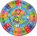 KC Cubs ABC Alphabet, Seasons, Months and Days of The Week Educational Learning & Fun Game Play Area Non Slip Boy & Girl Kids Rug Carpet for Children Bedroom, Toddler Classroom & Baby Playroom Mat