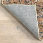nuLOOM Gwyn Distressed Machine Washable Ultra Thin Area Rug, 3' x 5', Beige