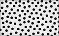 Flagship Carpets Schoolgirl Style Picasso Painted Dots Classroom Area Rug for Indoor Classroom Learning or Kid Bedroom Educational Play Mat, 7'6"x12', White